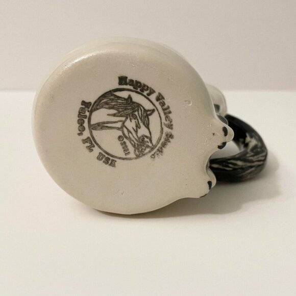 2011 Happy Appy Valley Studio Horses Behind Rear Tail Handle Mug - Picture 12 of 16